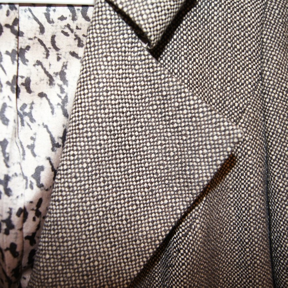 SOLD Armani Collezioni Salt&pepper tweed wool blazer - Picture 5 of 6
